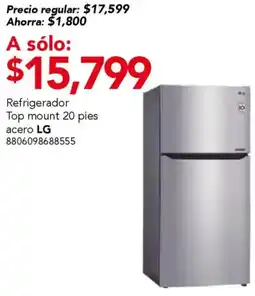 City Club Lg top mount acero oferta