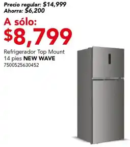 City Club New wave refrigerador top mount oferta