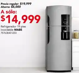 City Club Mabe refrigerador inoxidable oferta