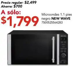 City Club New wave microondas negro oferta