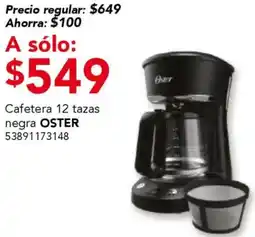 City Club Oster cafetera negra oferta