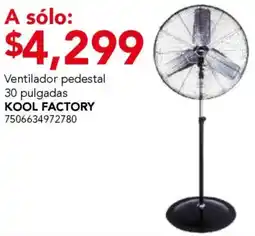City Club Kool factory ventilador pedestal oferta