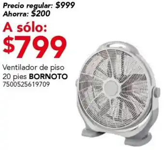 City Club Bornoto ventilador de piso oferta
