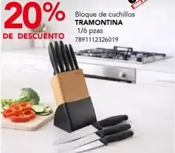 City Club Tramontina bloque de cuchillos oferta