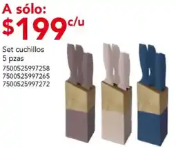City Club Set cuchillos oferta