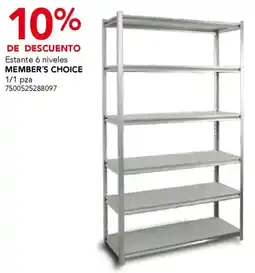 City Club Member's choice estante oferta