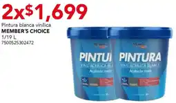 City Club Member's members pintura blanca vinílica oferta