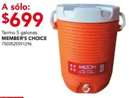 City Club Member's choice termo oferta