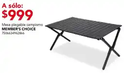City Club Member's choice mesa plegable campismo oferta