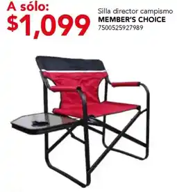 City Club Member's choice silla director campismo oferta