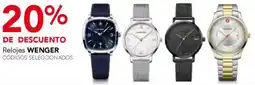 City Club Wenger relojes códigos seleccionados oferta