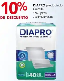 City Club Diapro predoblado unitalla oferta