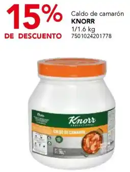 City Club Knorr caldo de camarón oferta