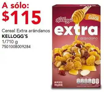 City Club Kellogg's cereal extra arándanos oferta