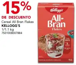 City Club Kellogg's cereal all bran flakes oferta