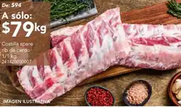 City Club Costilla spare rib de cerdo oferta