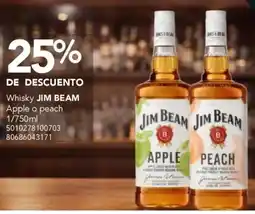 City Club Jim beam whisky apple o peach oferta