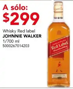 City Club Johnnie walker whisky red label oferta