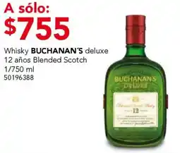 City Club Buchanan's whisky deluxe oferta