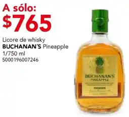 City Club Buchanan's licore de whisky pineapple oferta