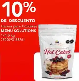 City Club Menú solutions harina para hotcakes oferta