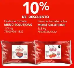 City Club Menú solutions pasta de tomate oferta