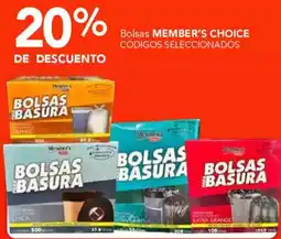 City Club Member's choice bolsas códigos seleccionados oferta