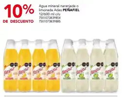 City Club Peñafiel agua mineral naranjada o limonada adas oferta