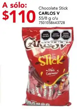 City Club Carlos v chocolate stick oferta