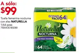 City Club Naturella toalla femenina nocturna con alas oferta