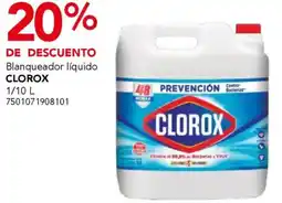 City Club Clorox blanqueador líquido oferta