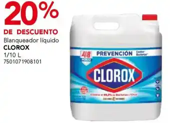 City Club Clorox blanqueador líquido oferta