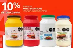 City Club Menú solutions aderezos oferta