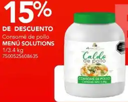 City Club Menú solutions consomé de pollo oferta