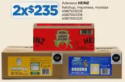 City Club Heinz aderezos ketchup, mayonesa, mostaza oferta