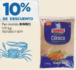 City Club Bimbo pan molido oferta