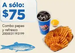 City Club Combo papas y refresco oferta