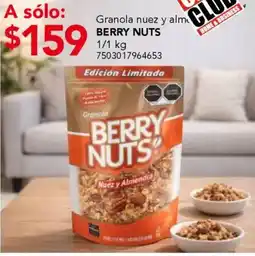 City Club Berry nuts granola nuez y alm oferta