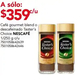 City Club Nescafé café gourmet blend o descafeinado taster's choice oferta