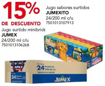 City Club Jumex jugo surtido minibrick oferta