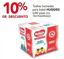City Club Huggies toallas húmedas para bebé oferta