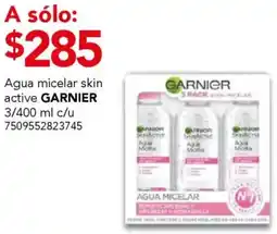City Club Garnier agua micelar skin active oferta