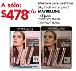 City Club Maybelline máscara para pestañas sky high waterproof oferta