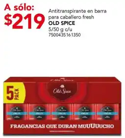 City Club Old spice antitranspirante en barra para caballero fresh oferta