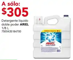 City Club Ariel detergente líquido doble poder oferta
