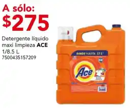 City Club Ace detergente líquido maxi limpieza oferta