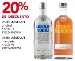 City Club Absolut vodka original oferta
