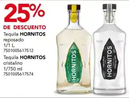 City Club Hornitos tequila reposado oferta