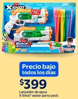 Walmart X-shot lanzador de agua water party pack oferta