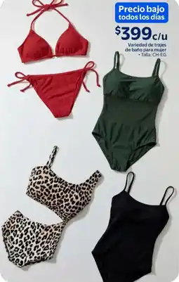 Walmart Variedad de trajes de baño para mujer oferta
